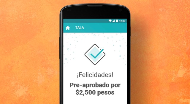 An image of the tala app for approval