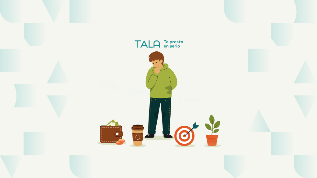 ilustración de joven de pie con hoodie verde pensativo mirando hacia abajo